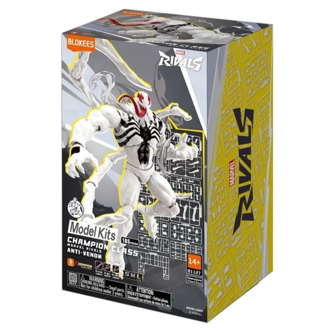 Blokees Marvel Rivals Champion Series Anti Venom DX Deluxe Model Kit Figure!