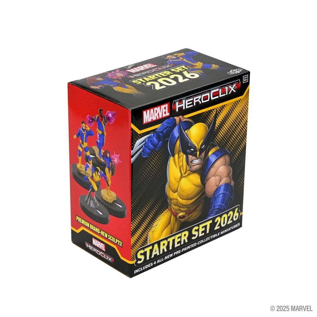 WizKidz Marvel Heroclix - Starter Set 2026 X-Men - Brand New in Sealed Box