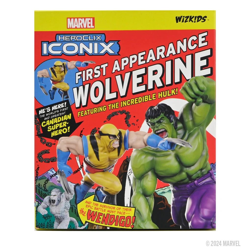 WizKidz Marvel Heroclix Iconix - First Appearance of Wolverine - New Sealed Box