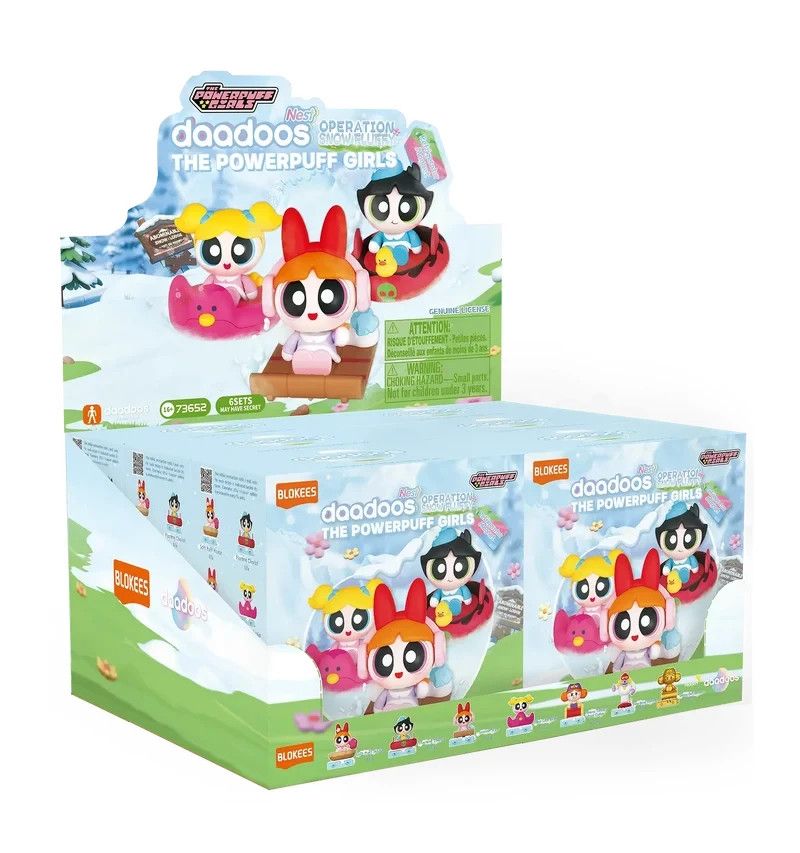BLOKEES Powerpuff Girls DaaDoos Series 02 Op Snow Sealed Box of 6 Blind Packs