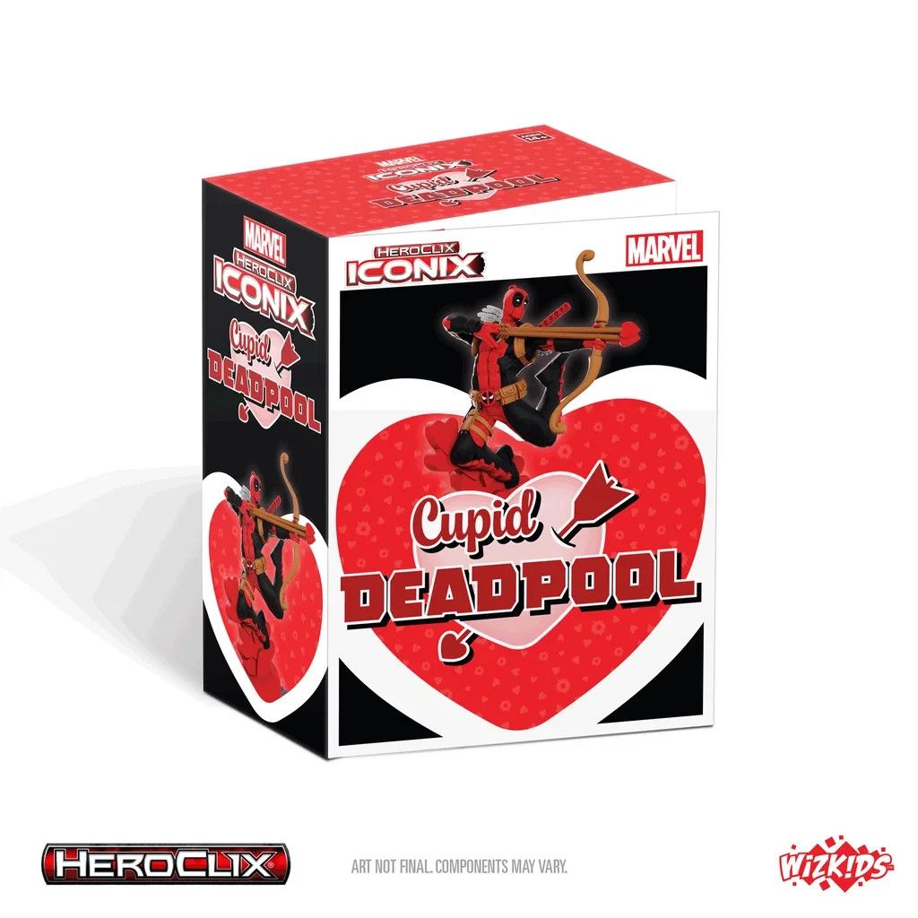 WizKidz Marvel Heroclix Iconix - Cupid Deadpool W/Arrow Brand New in Sealed Box