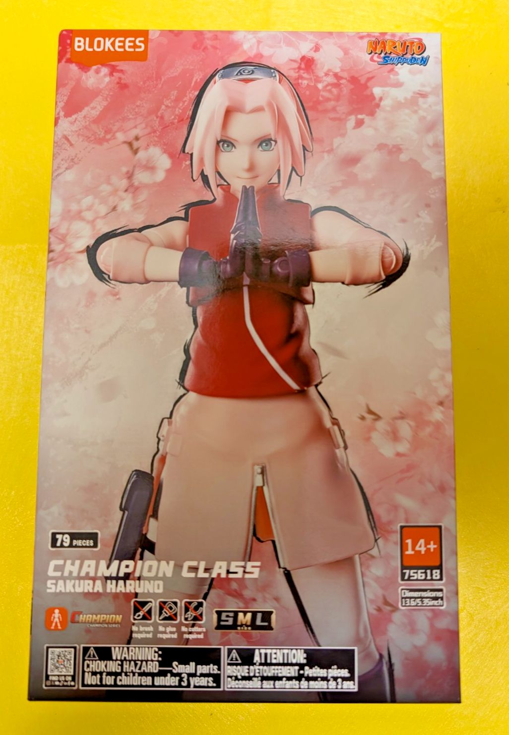 Blokees Naruto Shippuden Sakura Haruno Champion Class CC 07 Model Kit Figure