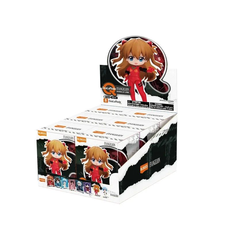 BLOKEES Evangelion Daa La Mode DaaLaMode Q Series Sealed Set - 6 Model Kit Dolls
