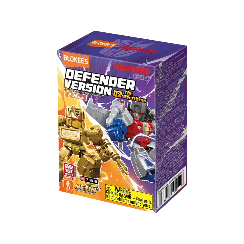 Blokees Transformers Defender Version 2 DV02 Blind Box The Overthrow