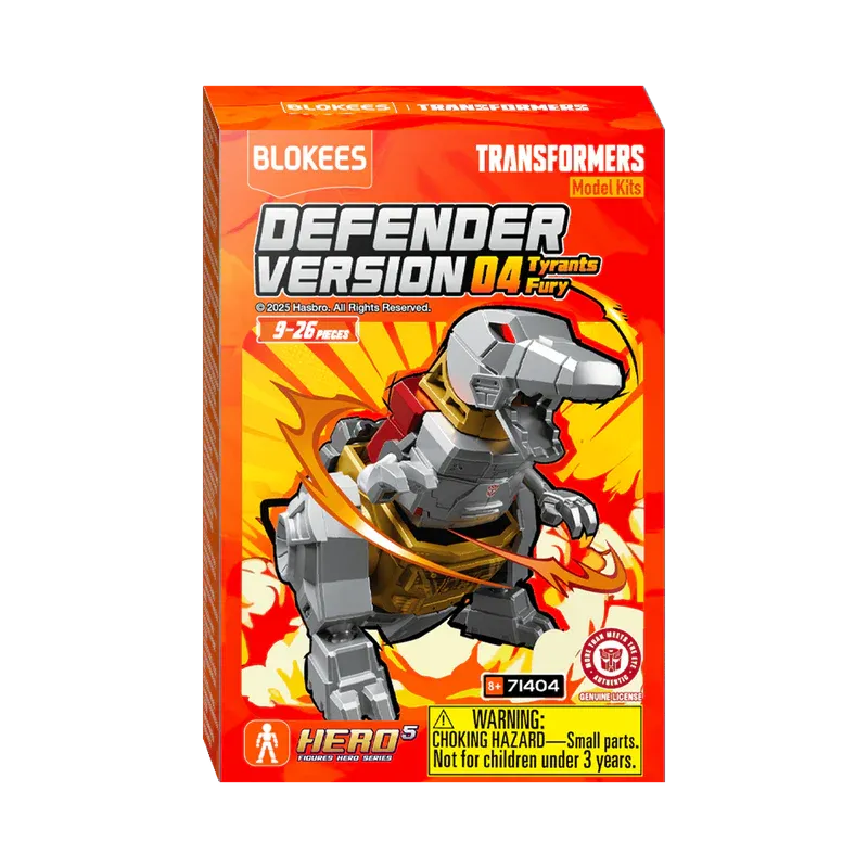 Blokees Transformers Defender Version 4 DV04 Blind Box Tyrant's Fury