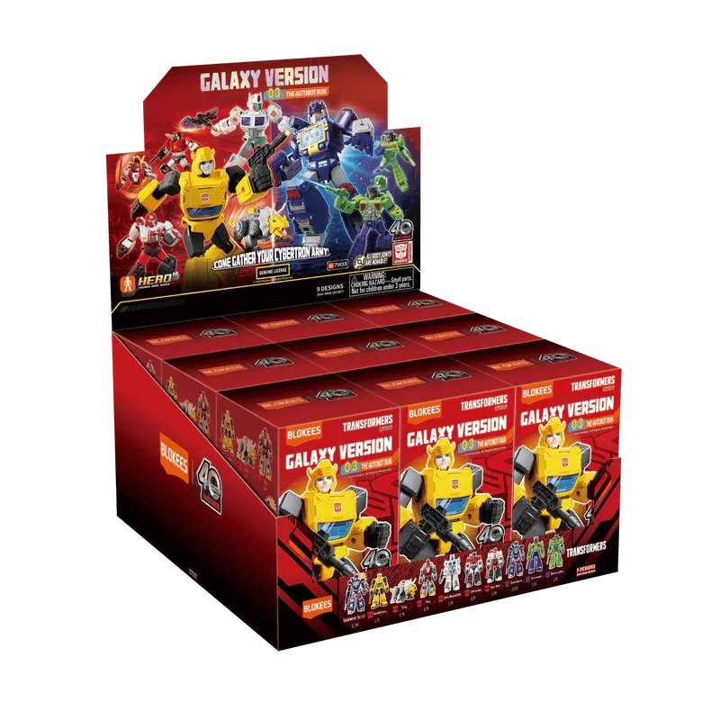 Blokees Transformers Galaxy Version 3 GV03 Autobot Run Sealed Case