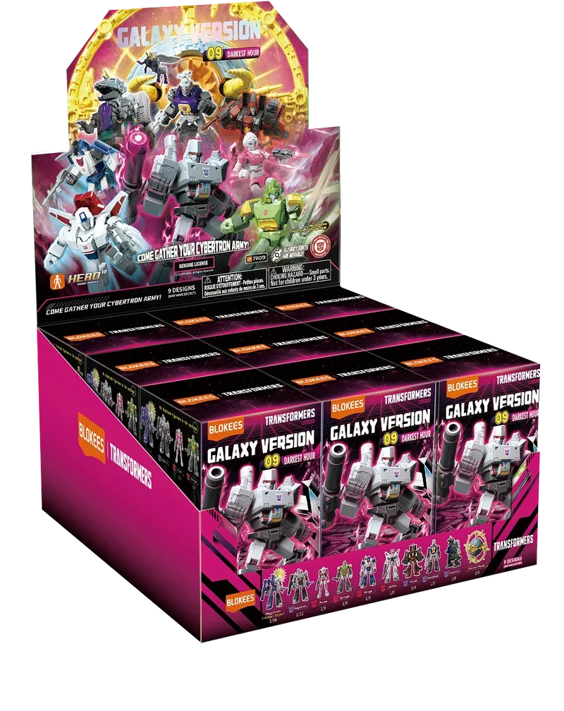 Blokees Transformers Galaxy Version 9 GV09 Darkest Hour Sealed Case
