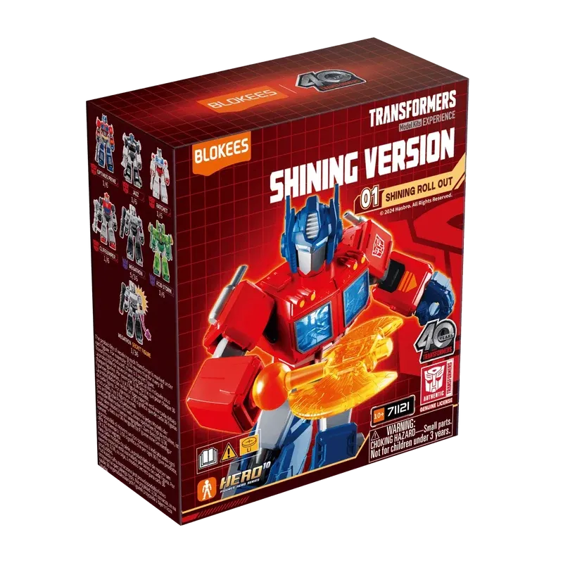 Blokees Transformers Shining Version 1 SV01 Blind Box Shining Roll Out