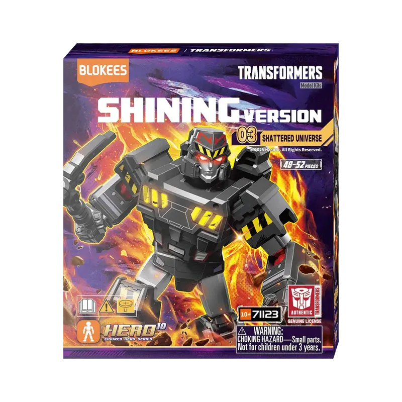Blokees Transformers Shining Version 3 SV03 Blind Box Shattered Universe