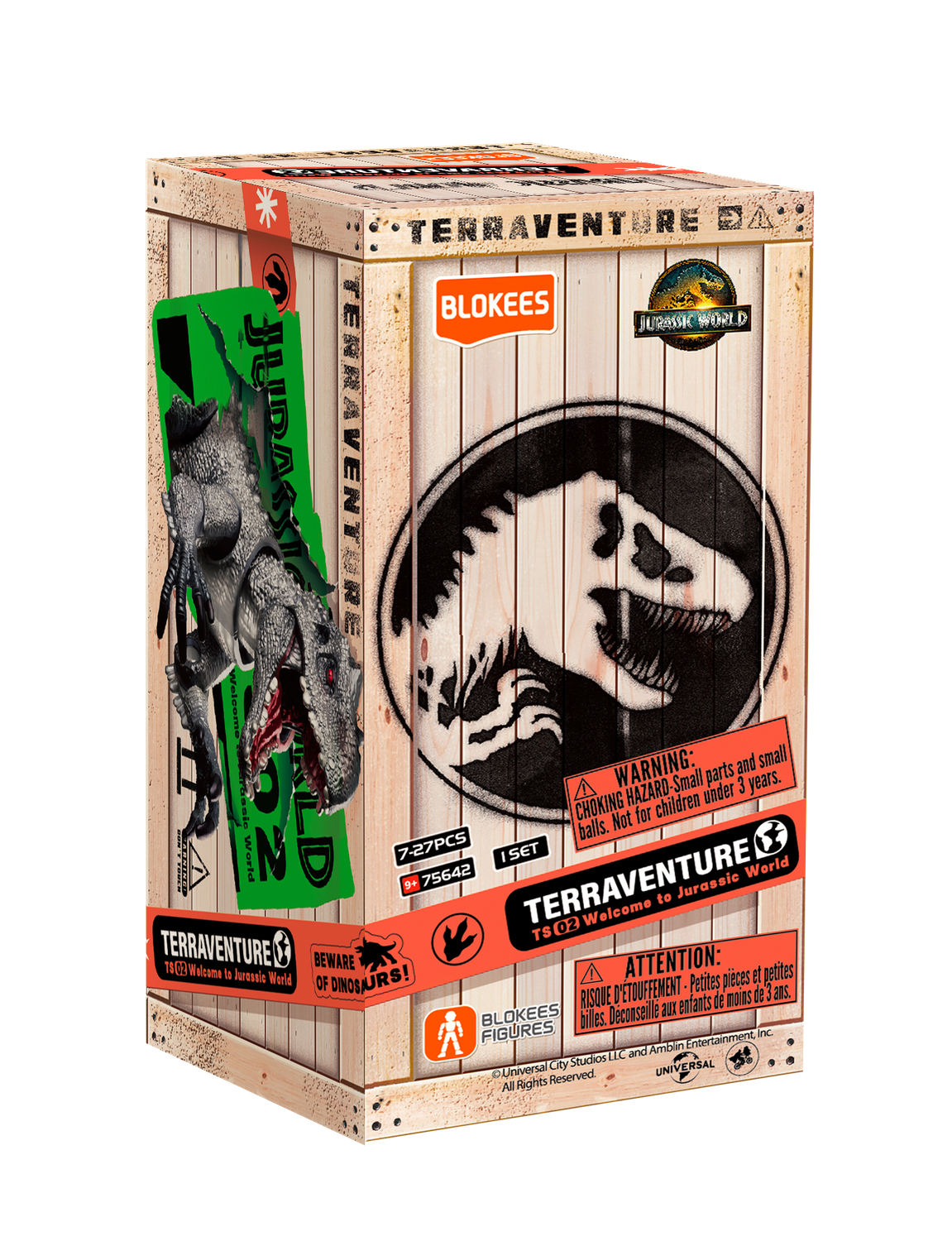 Blokees Jurassic World Terraventure 2 TS02 Blind Box Welcome to Jurassic World