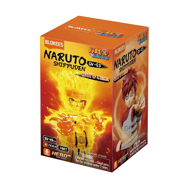 Blokees Naruto Shippuden Galaxy Version 3 GV03 Heart of a Ninja - Blind Box