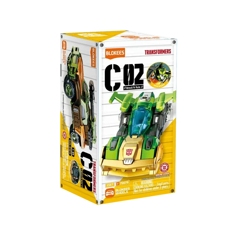 Blokees Transformers Wheels 2 C2 Blind Box Wreck N' Rule