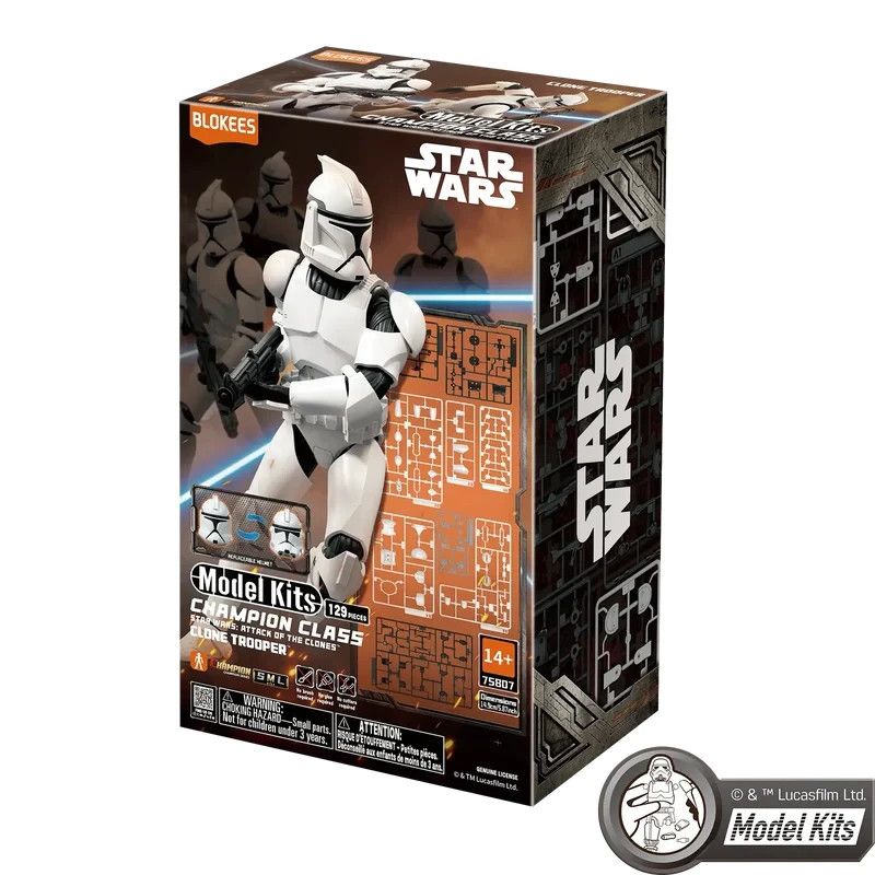 Clone Trooper AOTC CC07 Blokees Star Wars Champion Class Model Kit Action Figure