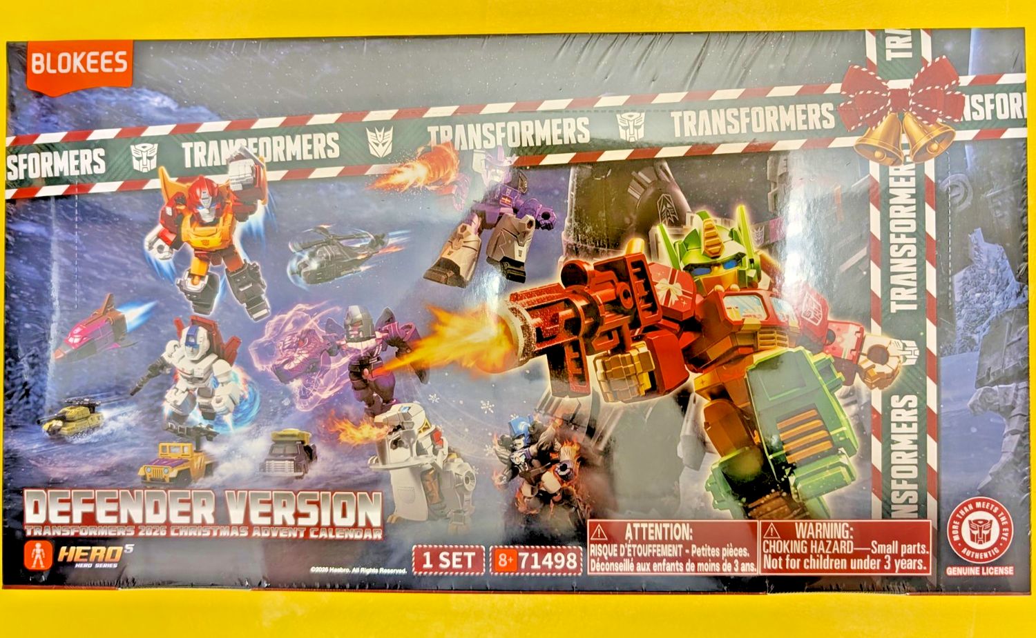 Transformers Defender Advent Calendar Blokees DV Model Kit HOLIDAY OPTIMUS PRIME