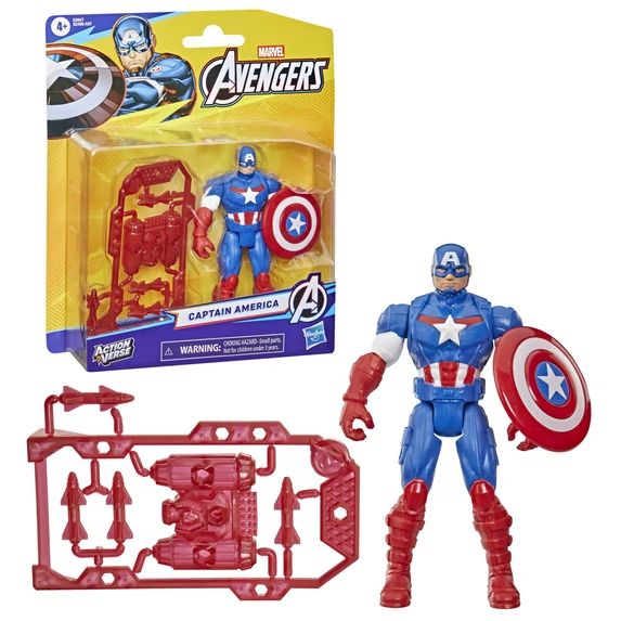 Captain America Hasbro Marvel Avengers Action Verse Action Figure - New in Box
