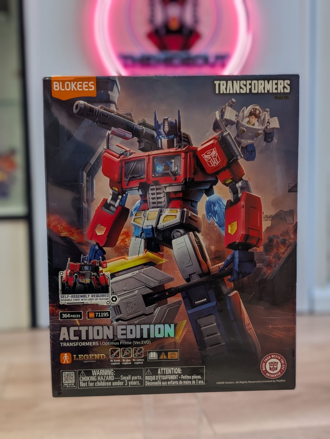 EVO Optimus Prime Blokees Transformers Action Edition AE07 G1 Model Kit Figure