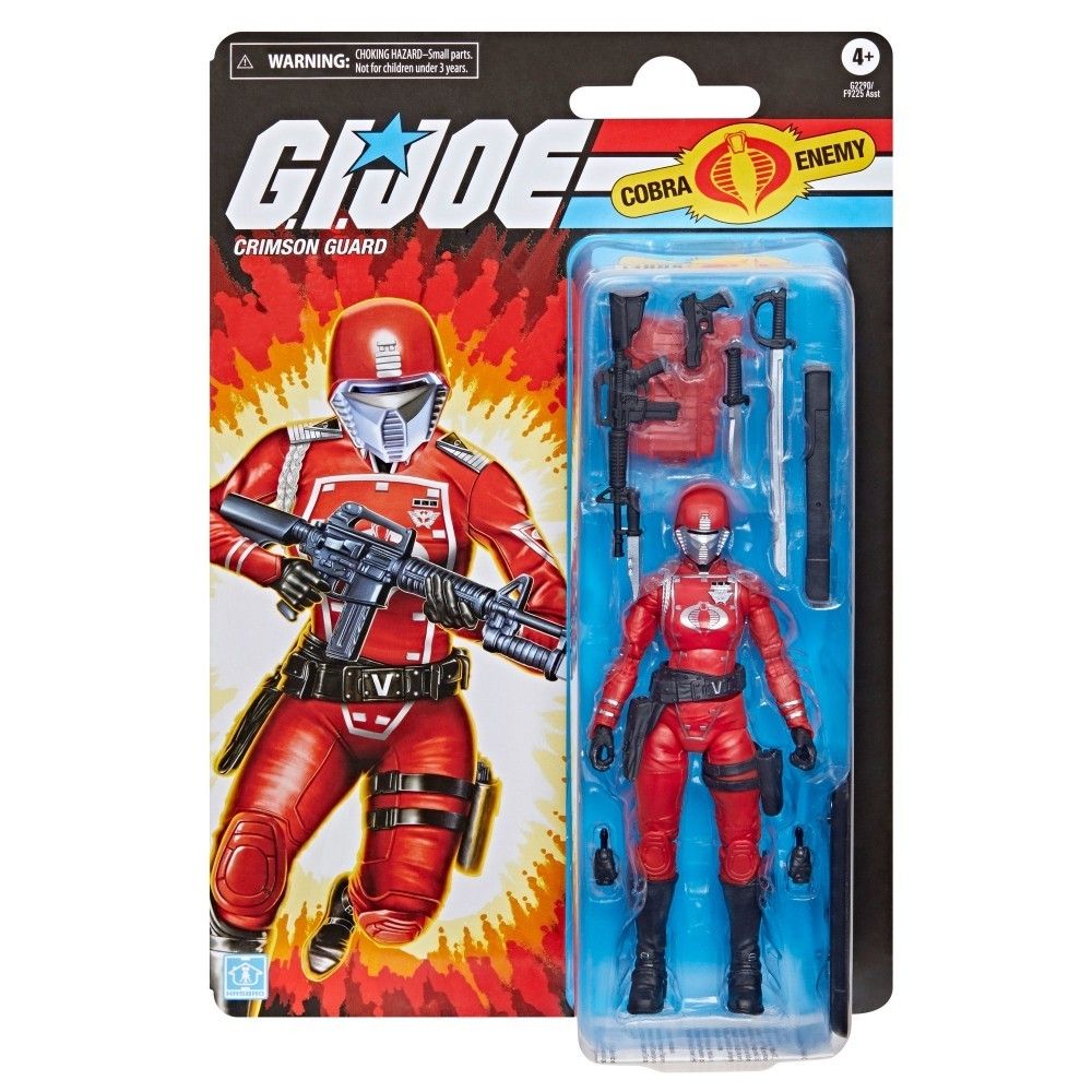 Chrimson Guard Female G.I. Joe Classified Series Retro Hasbro 6" Action Figure