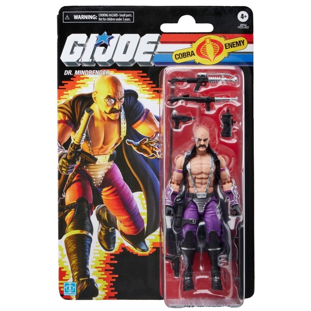 Dr. Mindbender G.I. Joe Classified Series Retro Cardback Hasbro 6" Action Figure