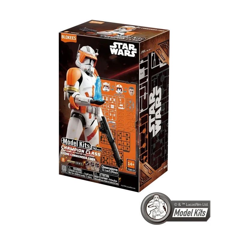 Clone Commander Cody CC10 Blokees Star Wars Champion Class Model Kit Figure