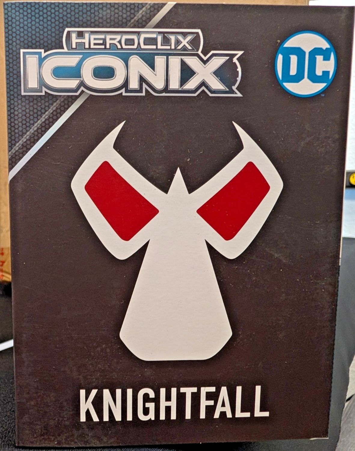Batman Knightfall 3 Figures - WizKidz DC Heroclix Iconix - New in Sealed Box