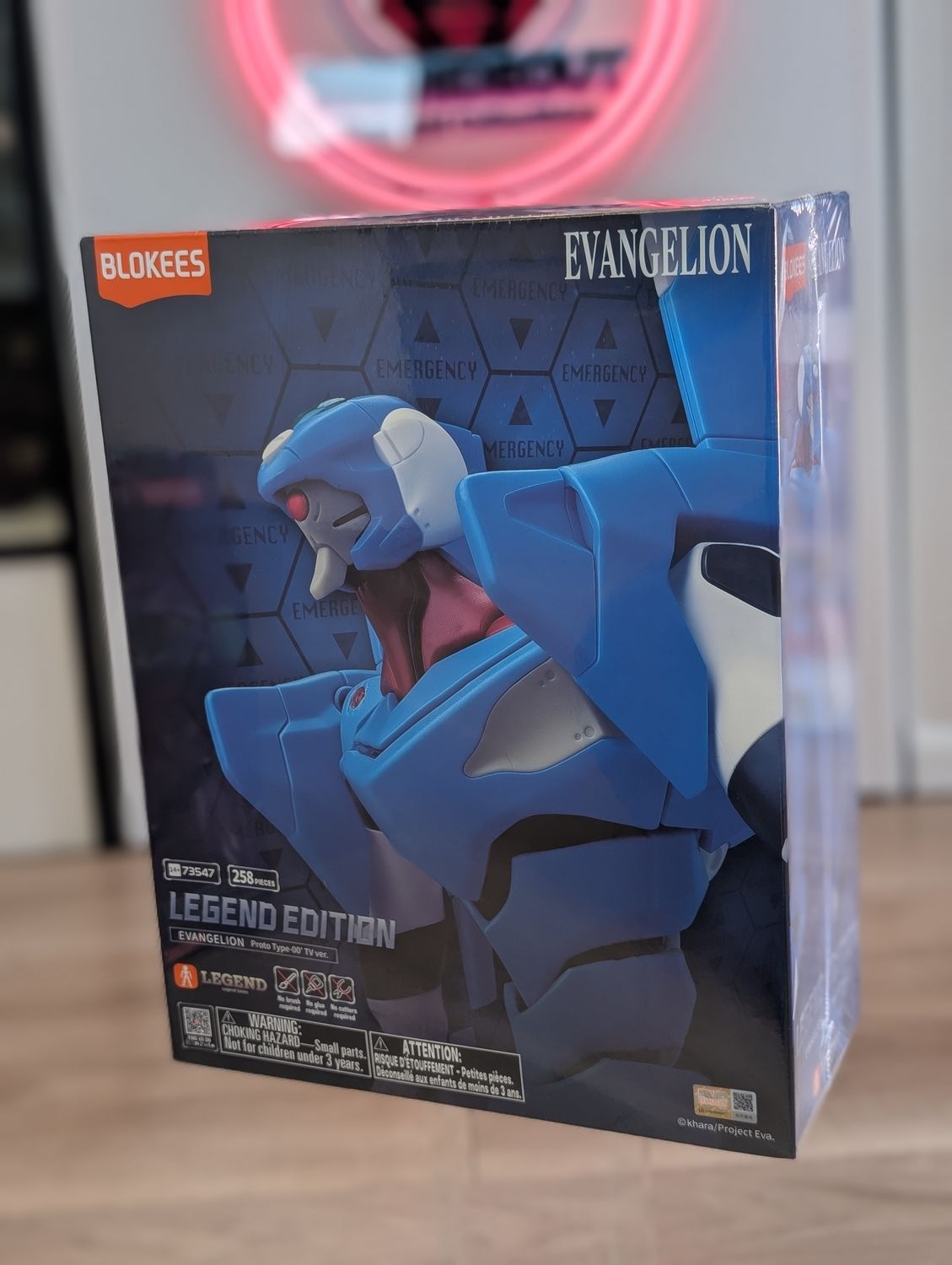 Proto type Model 00 TV Version Blokees Evangelion Action Edition Model Kit ENG