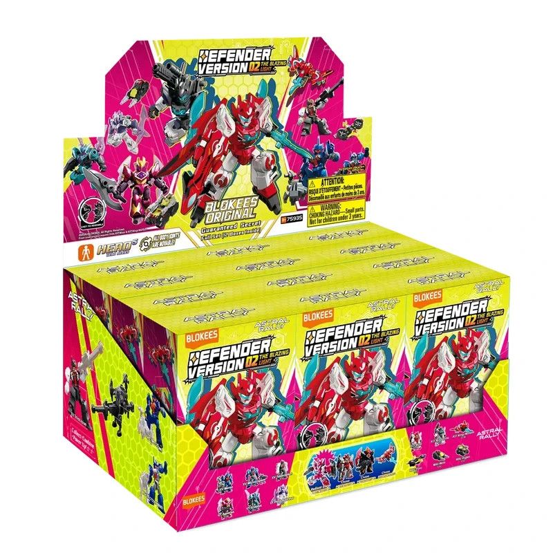 Astral Rally Defender Version 2 02 Blazing Light Blokees Sealed Box of 12 Packs!
