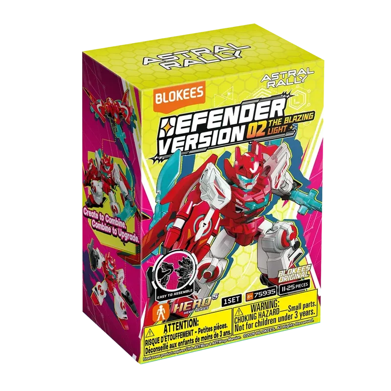 Defender Version 2 02 Astral Rally Blokees Blazing Light Sealed Blind Box