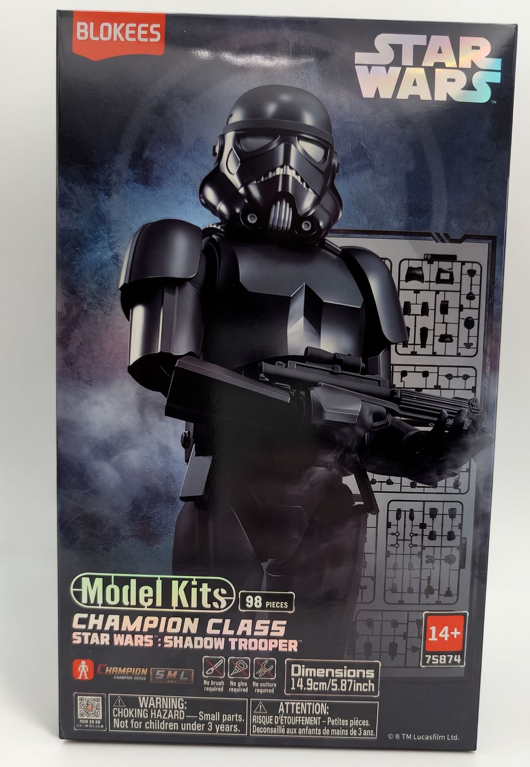 Shadow Stormtrooper Blokees Star Wars Champion Class Model Kit EN Figure