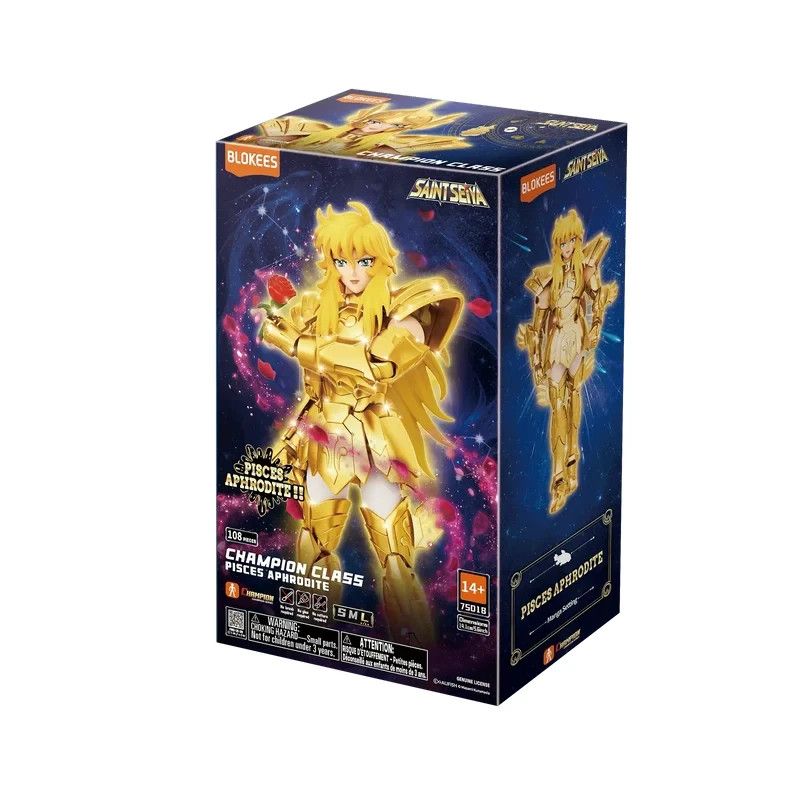 Pisces Aphrodite Blokees Saint Seiya Champion Class CC19 Model Kit Action Figure