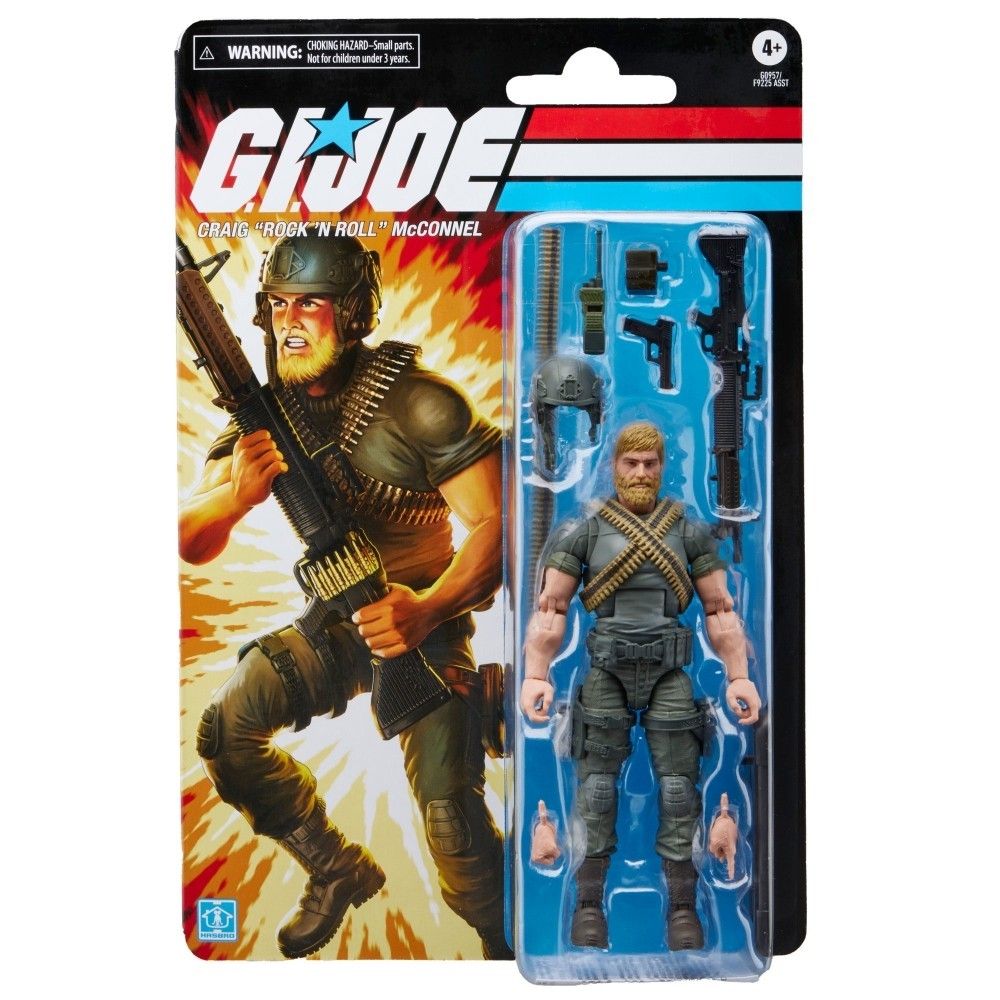 Rock N Roll G.I. Joe Classified Series Retro Cardback Hasbro 6" Action Figure