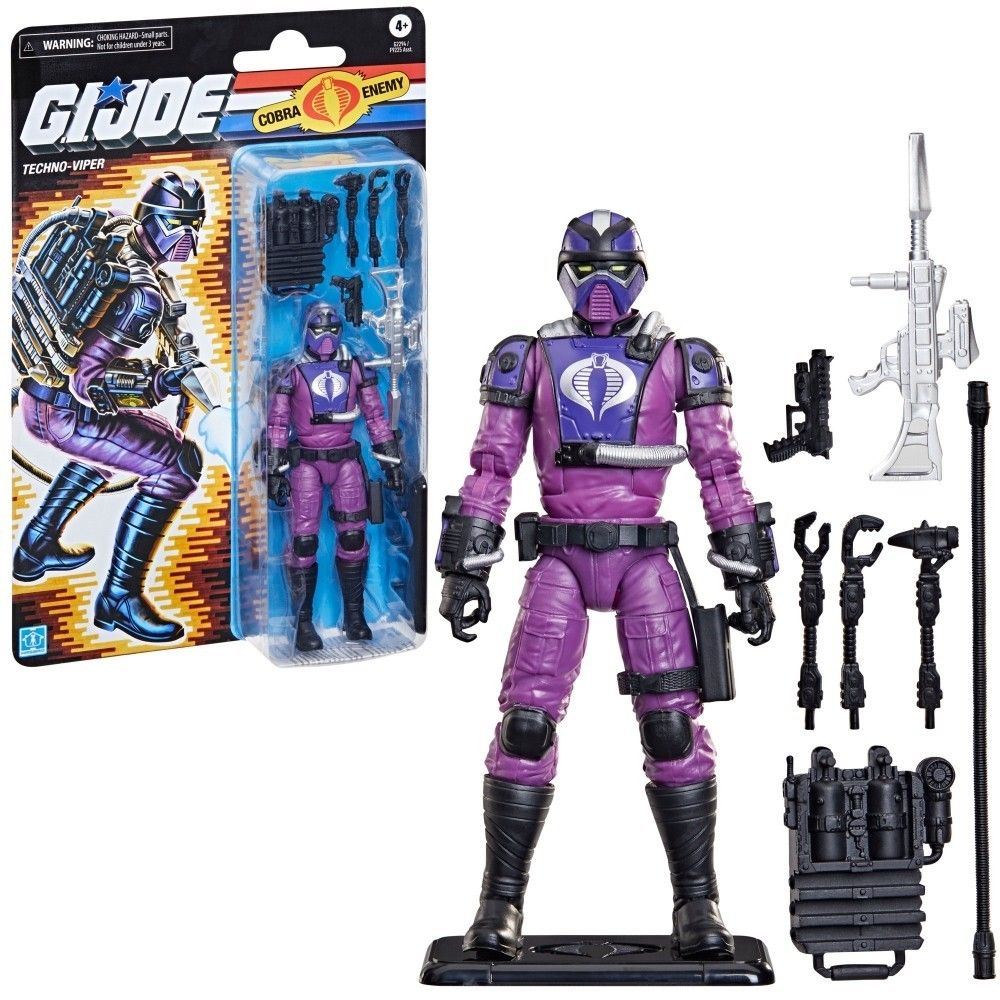 Techno Viper G.I. Joe Classified Series Retro Cardback Hasbro 6" Action Figure
