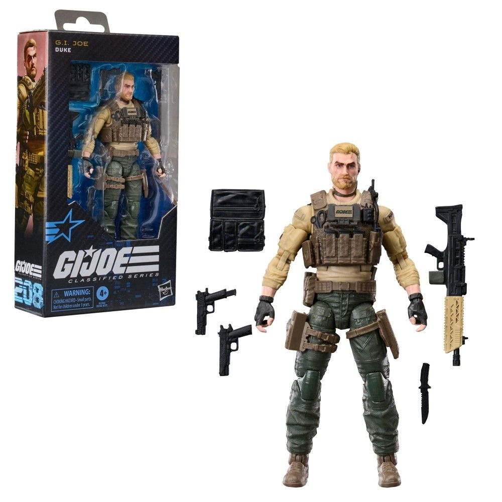 Duke 208 G.I. Joe Cobra Classified Series Hasbro 6" Action Figure w/ Accessories