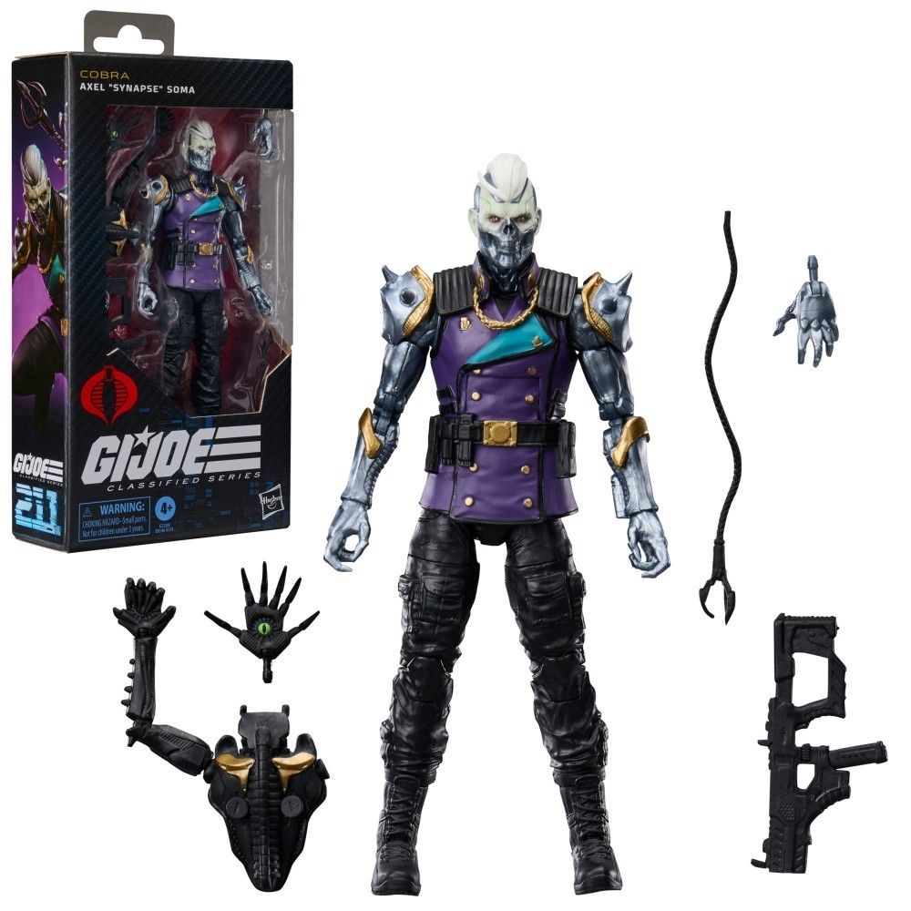 Synapse 211 G.I. Joe Cobra Classified Series Hasbro 6 Inch Action Figure w/Acc.