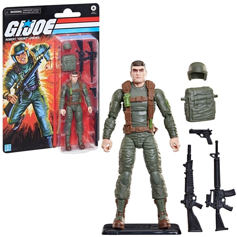 Grunt G.I. Joe Classified Series Retro Cardback Hasbro 6 Inch Action Figure