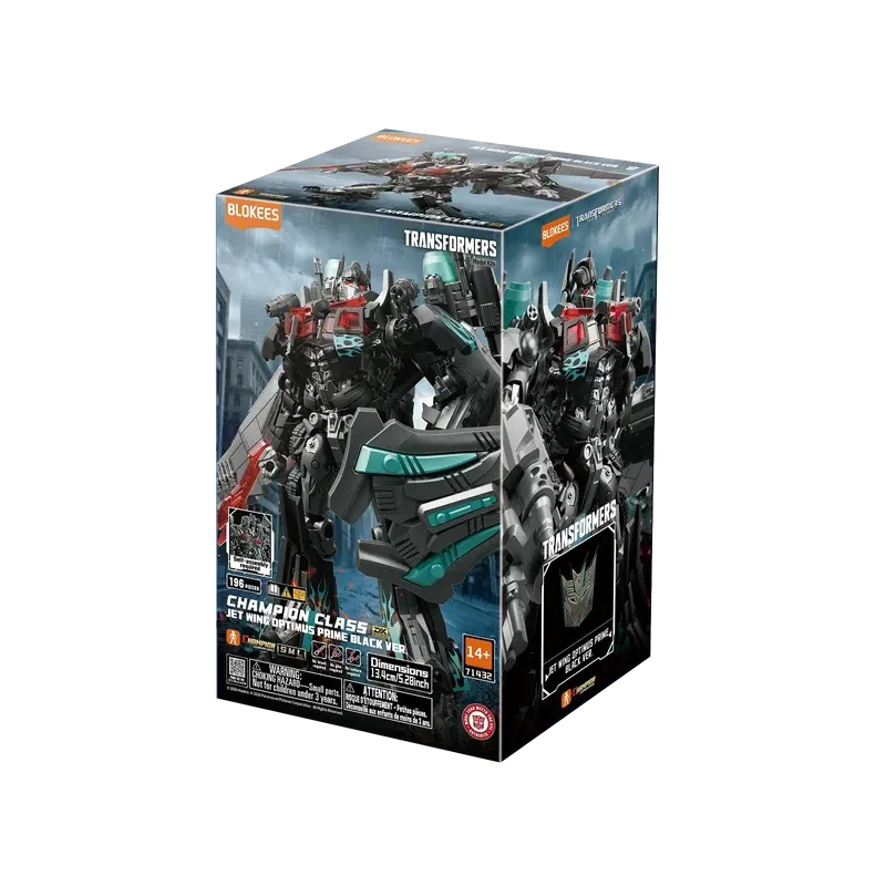 Black Version Jetwing Optimus Prime DX Jet Wing Transformers DOTM Blokees Classic Class