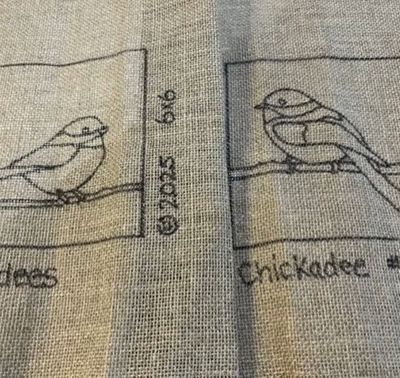 Two Chickadees