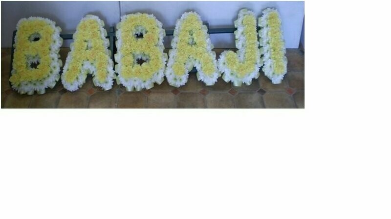 Word based in carnations top