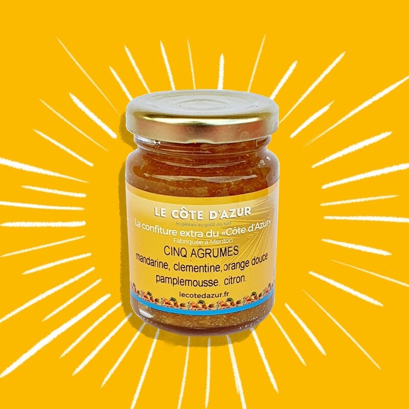 01 - LE CÔTE D&#39;AZUR - Confiture EXTRA 5 Agrumes