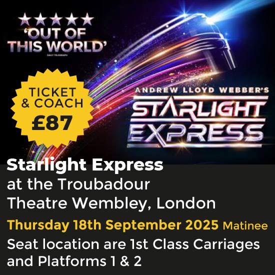 7. Starlight Express at The Troubadour Theatre