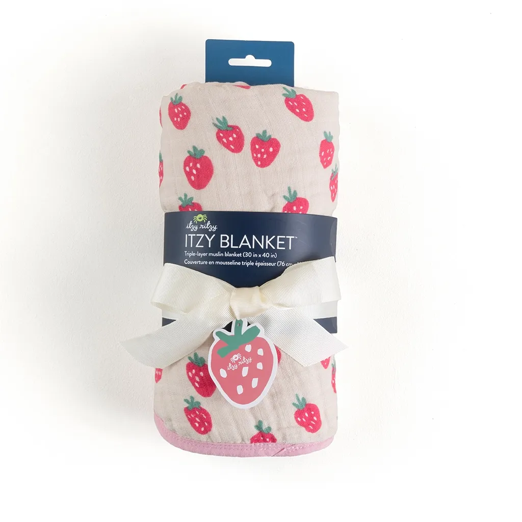 Itzy Blanket, Color: Strawberry's