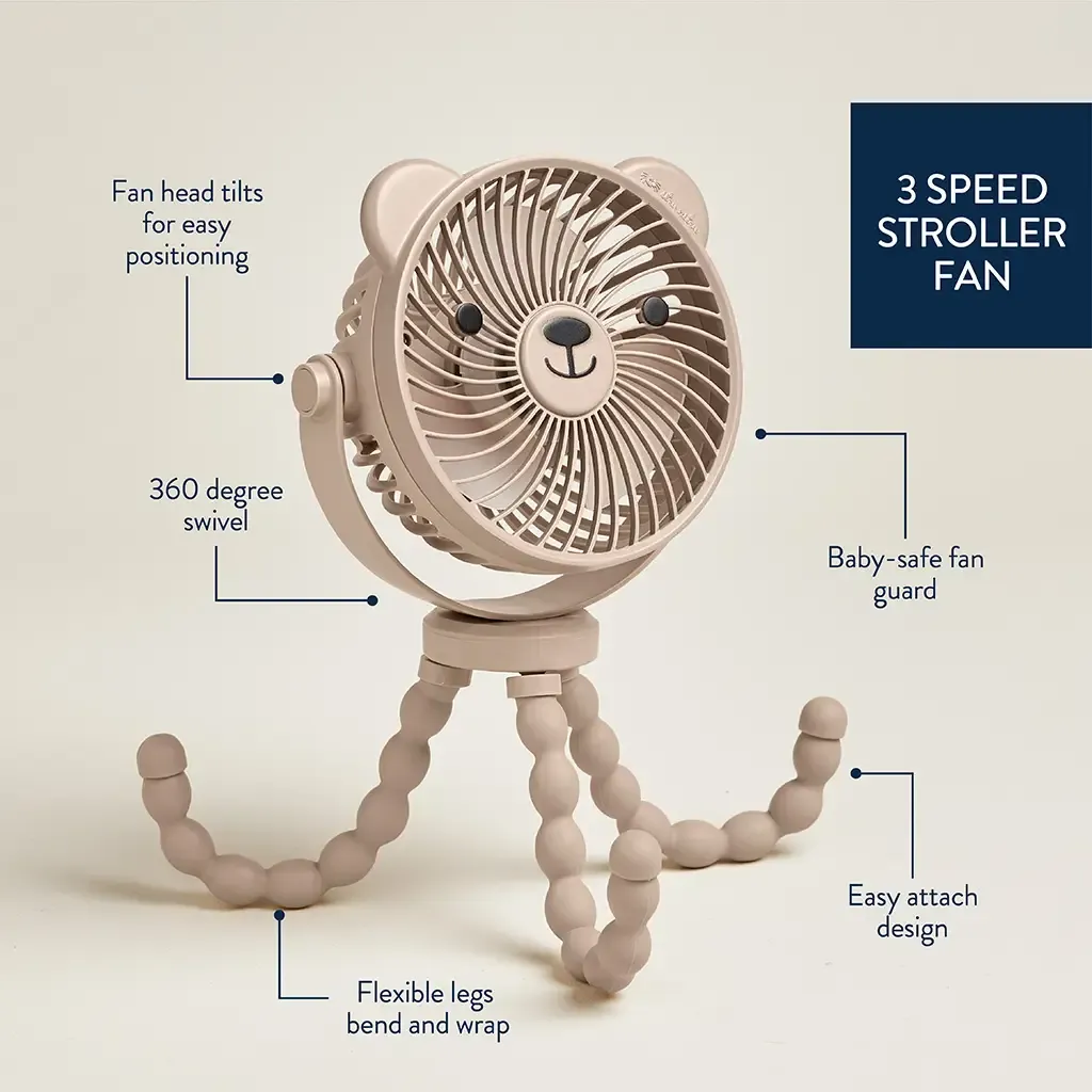 Itzy Breeze Fan, Color: Brown