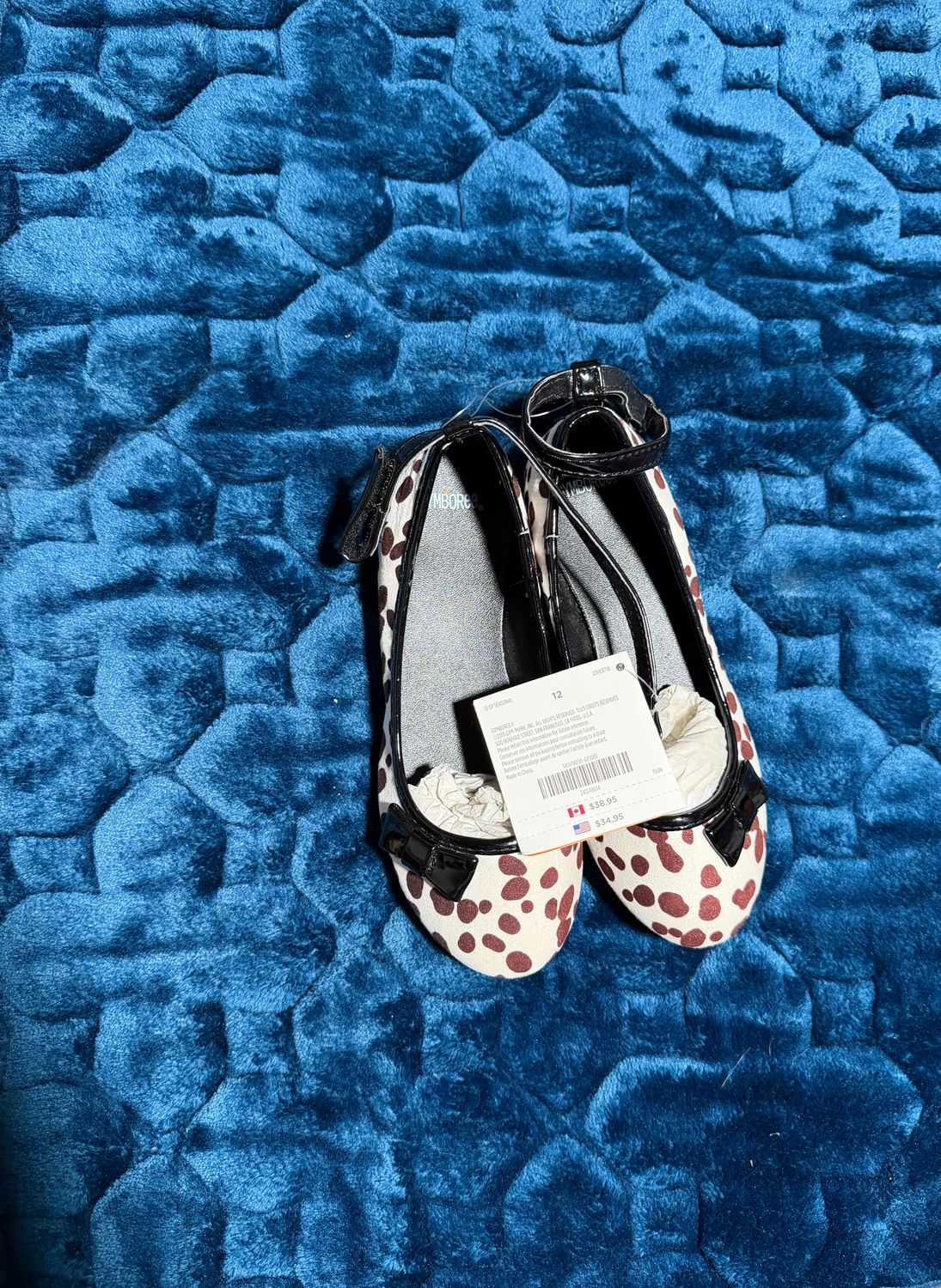 Cow Print Flats