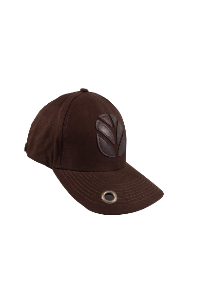 GORRO NEW HOLLAND - MARRON FOLHA COURO