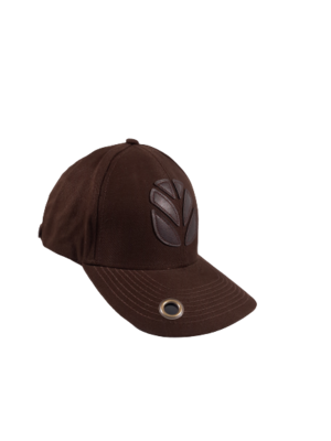 GORRO NEW HOLLAND - MARRON FOLHA COURO
