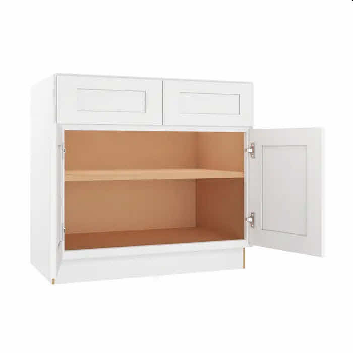SONOMA WHITE SHAKER BASE 36