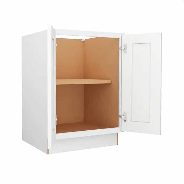 SONOMA WHITE SHAKER BASE 24 FULL HEIGHT DOOR