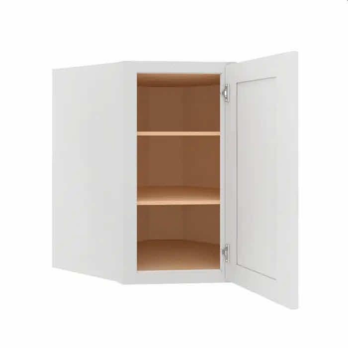 SONOMA WHITE SHAKER WALL DIAGONAL CORNER 24 X 30