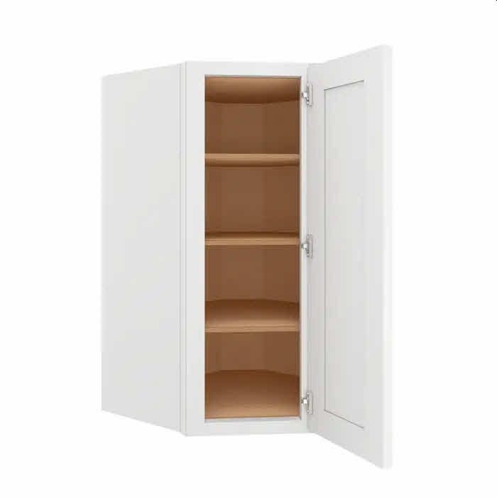 SONOMA WHITE SHAKER WALL DIAGONAL CORNER 24 X 42