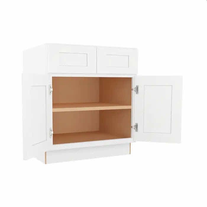 SONOMA WHITE SHAKER BASE 30