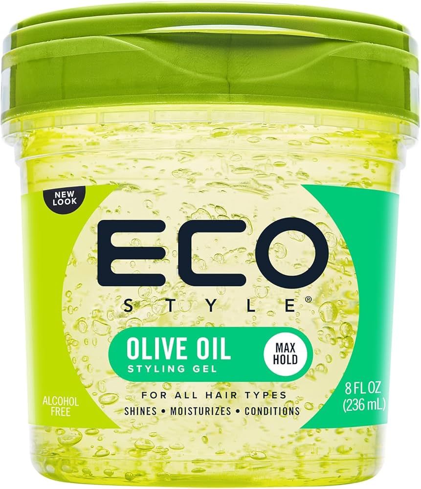 ECO STYLE GEL OLIVE OIL  MAX HOLD  FOR ALL HAIR TYPES
